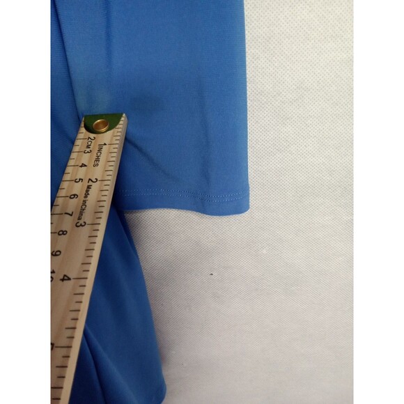 Cato Women Tops S Blue Round Neck 3/4 Sleeve - Picture 7 of 7